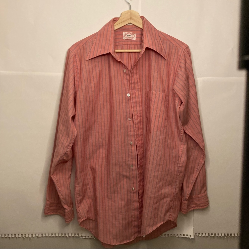 Yorke chambray button-down beach shirt.